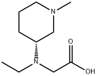 [Ethyl-((R)-1-Methyl-piperidin-3-yl)-aMino]-acetic acid Struktur