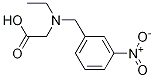 [Ethyl-(3-nitro-benzyl)-aMino]-acetic acid Struktur