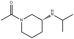 1-((R)-3-IsopropylaMino-piperidin-1-yl)-ethanone Struktur