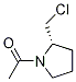 1-((S)-2-ChloroMethyl-pyrrolidin-1-yl)-ethanone Struktur