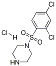 1-(2,4-Dichloro-benzenesulfonyl)-piperazine hydrochloride Struktur