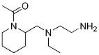 1-(2-{[(2-AMino-ethyl)-ethyl-aMino]-Methyl}-piperidin-1-yl)-ethanone Struktur