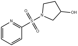 1-(Pyridine-2-sulfonyl)-pyrrolidin-3-ol Struktur