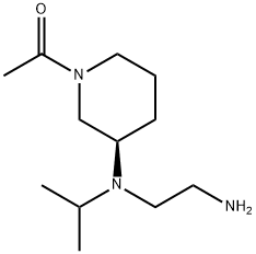 1-{(R)-3-[(2-AMino-ethyl)-isopropyl-aMino]-piperidin-1-yl}-ethanone Struktur