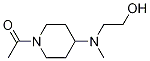 1-{4-[(2-Hydroxy-ethyl)-Methyl-aMino]-piperidin-1-yl}-ethanone Struktur