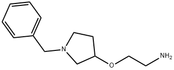 2-(1-Benzyl-pyrrolidin-3-yloxy)-ethylaMine Struktur