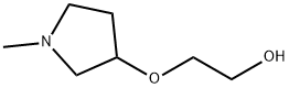 2-(1-Methyl-pyrrolidin-3-yloxy)-ethanol Struktur