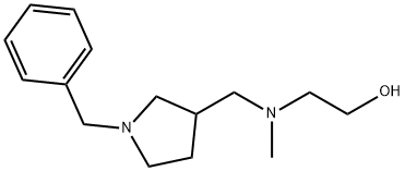 2-[(1-Benzyl-pyrrolidin-3-ylMethyl)-Methyl-aMino]-ethanol Struktur