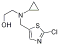 2-[(2-Chloro-thiazol-5-ylMethyl)-cyclopropyl-aMino]-ethanol Struktur