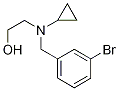 2-[(3-BroMo-benzyl)-cyclopropyl-aMino]-ethanol Struktur