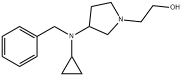 2-[3-(Benzyl-cyclopropyl-aMino)-pyrrolidin-1-yl]-ethanol Struktur