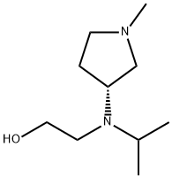 2-[Isopropyl-((R)-1-Methyl-pyrrolidin-3-yl)-aMino]-ethanol Struktur