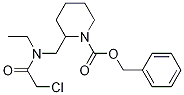 2-{[(2-Chloro-acetyl)-ethyl-aMino]-Methyl}-piperidine-1-carboxylic acid benzyl ester Struktur