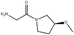 2-AMino-1-((S)-3-Methoxy-pyrrolidin-1-yl)-ethanone Struktur