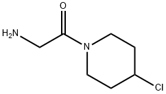 2-AMino-1-(4-chloro-piperidin-1-yl)-ethanone Struktur