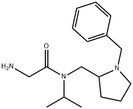 2-AMino-N-(1-benzyl-pyrrolidin-2-ylMethyl)-N-isopropyl-acetaMide Struktur