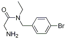 2-AMino-N-(4-broMo-benzyl)-N-ethyl-acetaMide Struktur