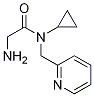 2-AMino-N-cyclopropyl-N-pyridin-2-ylMethyl-acetaMide Struktur