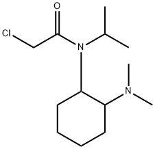 2-Chloro-N-(2-diMethylaMino-cyclohexyl)-N-isopropyl-acetaMide Struktur