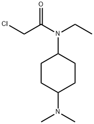 2-Chloro-N-(4-diMethylaMino-cyclohexyl)-N-ethyl-acetaMide Struktur