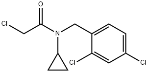 2-Chloro-N-cyclopropyl-N-(2,4-dichloro-benzyl)-acetaMide Struktur