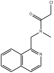 2-Chloro-N-isoquinolin-1-ylMethyl-N-Methyl-acetaMide Struktur