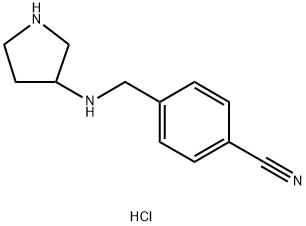 4-(Pyrrolidin-3-ylaMinoMethyl)-benzonitrile hydrochloride Struktur