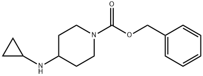 4-CyclopropylaMino-piperidine-1-carboxylic acid benzyl ester Struktur