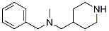 Benzyl-Methyl-piperidin-4-ylMethyl-aMine Struktur