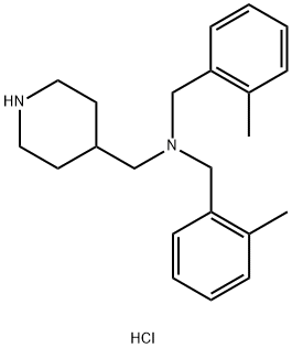 Bis-(2-Methyl-benzyl)-piperidin-4-ylMethyl-aMine hydrochloride Struktur