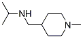 Isopropyl-(1-Methyl-piperidin-4-ylMethyl)-aMine Struktur