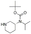 Isopropyl-(R)-piperidin-3-yl-carbaMic acid tert-butyl ester Struktur