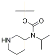 Isopropyl-piperidin-3-yl-carbaMic acid tert-butyl ester Struktur