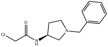 N-((S)-1-Benzyl-pyrrolidin-3-yl)-2-chloro-acetaMide Struktur