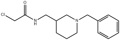 N-(1-Benzyl-piperidin-3-ylMethyl)-2-chloro-acetaMide Struktur