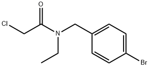 N-(4-BroMo-benzyl)-2-chloro-N-ethyl-acetaMide Struktur