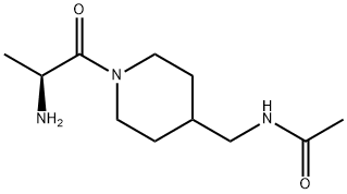 N-[1-((S)-2-AMino-propionyl)-piperidin-4-ylMethyl]-acetaMide Struktur