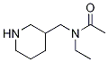 N-Ethyl-N-piperidin-3-ylMethyl-acetaMide Struktur