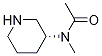 N-Methyl-N-(R)-piperidin-3-yl-acetaMide Struktur