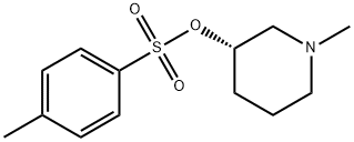 Toluene-4-sulfonic acid (S)-1-Methyl-piperidin-3-yl ester Struktur