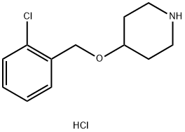 4-[(2-Chlorobenzyl)oxy]piperidine hydrochloride Struktur