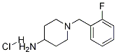 1-(2-Fluoro-benzyl)-piperidin-4-ylamine hydrochloride Struktur