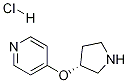 4-((R)-Pyrrolidin-3-yloxy)-pyridine hydrochloride Struktur