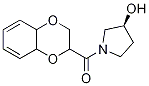 ((S)-3-Hydroxy-pyrrolidin-1-yl)-(2,3,4a,8a-tetrahydro-benzo[1,4]dioxin-2-yl)-Methanone Struktur