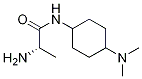 (1R,4R)-(S)-2-AMino-N-(4-diMethylaMino-cyclohexyl)-propionaMide Struktur