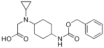 (1R,4R)-[(4-BenzyloxycarbonylaMino-cyclohexyl)-cyclopropyl-aMino]-acetic acid Struktur