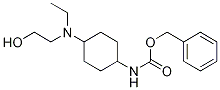 (1R,4R)-{4-[Ethyl-(2-hydroxy-ethyl)-aMino]-cyclohexyl}-carbaMic acid benzyl ester Struktur