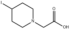 (4-Iodo-piperidin-1-yl)-acetic acid Struktur