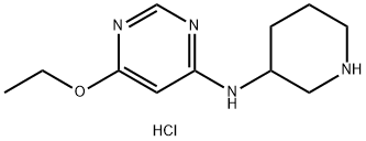 (6-Ethoxy-pyriMidin-4-yl)-piperidin-3-yl-aMine hydrochloride Struktur