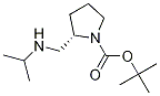 (S)-2-(IsopropylaMino-Methyl)-pyrrolidine-1-carboxylic acid tert-butyl ester Struktur